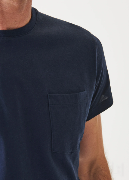 Patrick Assaraf Lightweight Pima Cotton T-Shirt - Galaxy Blue