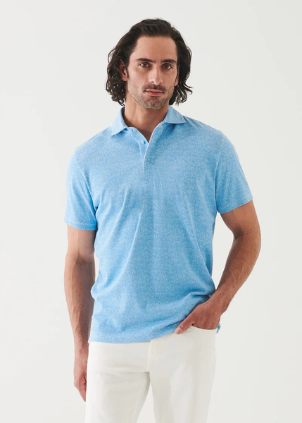Patrick Assaraf SS Polo All Over Print - Mirage