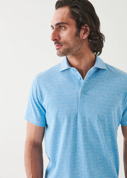 Patrick Assaraf SS Polo All Over Print - Mirage
