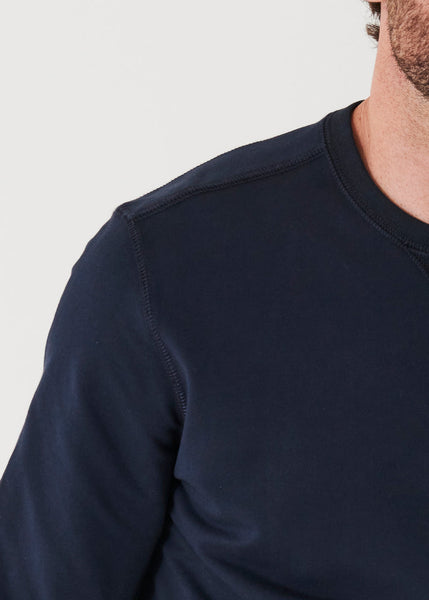 Patrick Assaraf Pima Cotton French Terry Sweatshirt - Danube