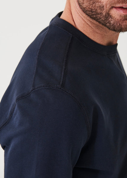 Patrick Assaraf Pima Cotton French Terry Sweatshirt - Danube
