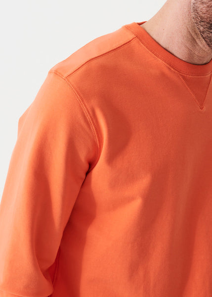 Patrick Assaraf Pima Cotton French Terry Sweatshirt - Tangelo