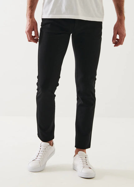 Patrick Assaraf 5 Pocket Stretch Jean - Black