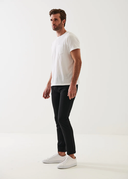 Patrick Assaraf 5 Pocket Stretch Jean - Black