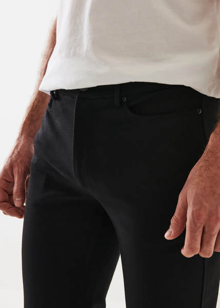 Patrick Assaraf 5 Pocket Stretch Jean - Black