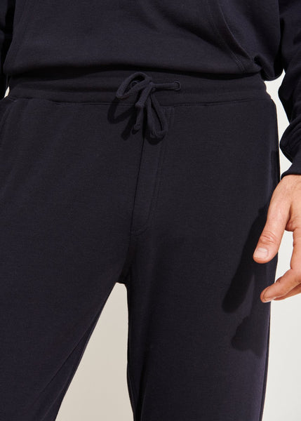 Patrick Assaraf Lounge Drawstring Jogger - Dark Navy