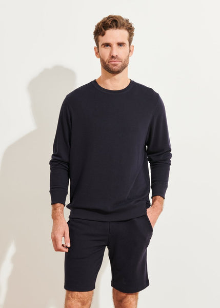 Patrick Assaraf Lounge Sweatshirt - Dark Navy