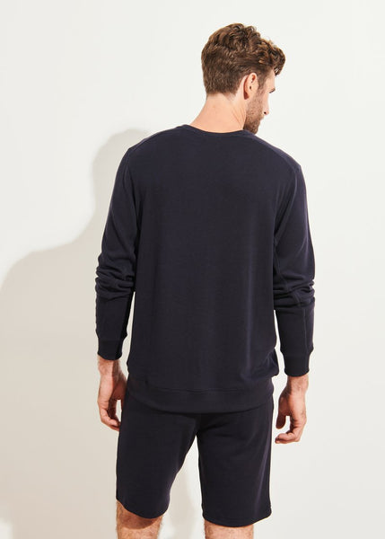 Patrick Assaraf Lounge Sweatshirt - Dark Navy