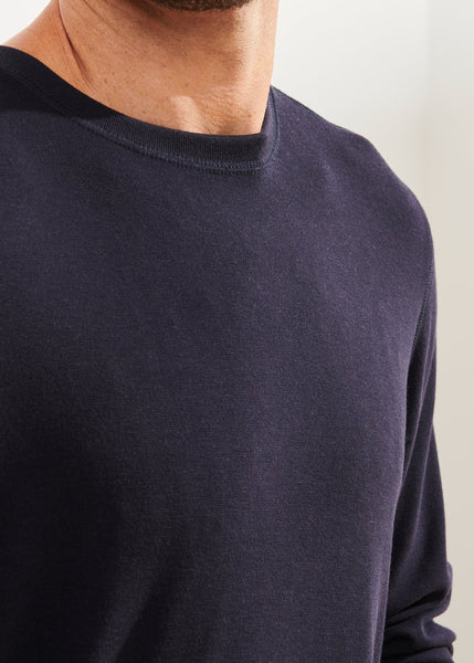 Patrick Assaraf Lounge Sweatshirt - Dark Navy