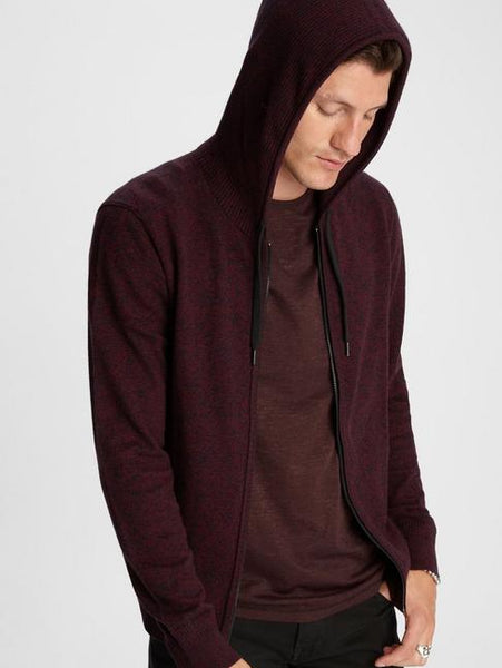 John Varvatos RICHMOND  FULL ZIP HOOD Charcoal