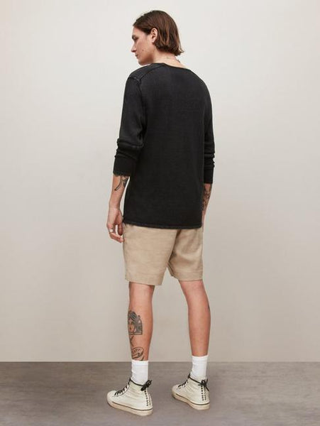 John Varvatos Johnny Flat Front Shorts - Hemp