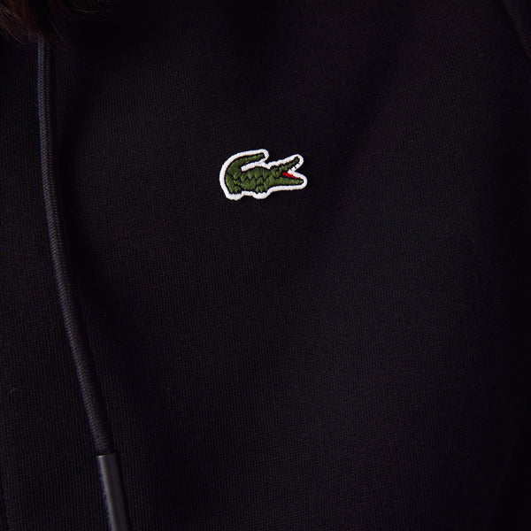 Lacoste Cotton Fleece Zip-up - Black