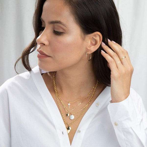 gorjana Taner Small Hoops in gold