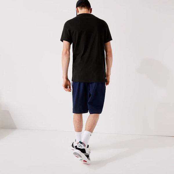 Lacoste SPORT 3D Print Crocodile Breathable Jersey T-shirt - Black