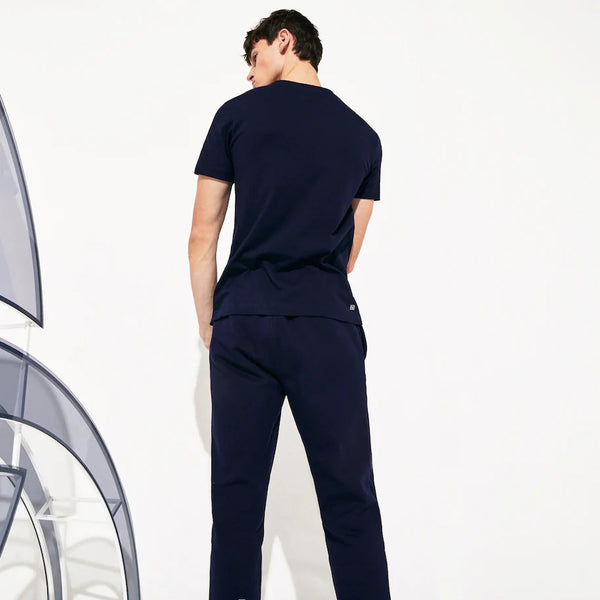 Lacoste Novak Djokovic Croc Print Tech Tee - Navy