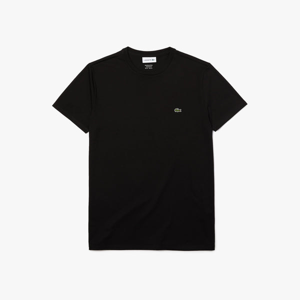 Lacoste Crew Neck Pima Cotton T-Shirt - Black