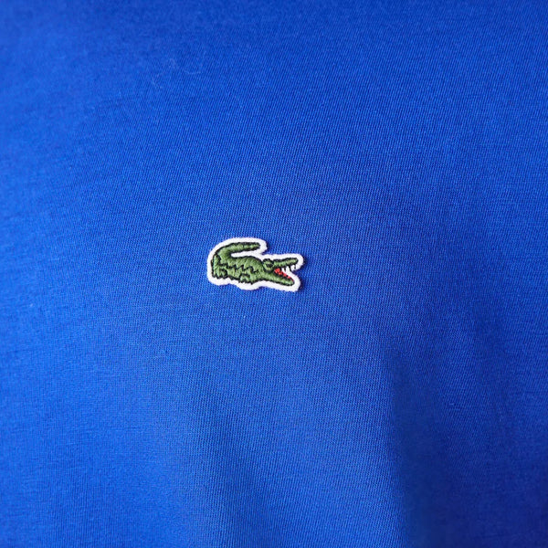 Lacoste V-neck Pima Cotton T-shirt - Lazuli Blue