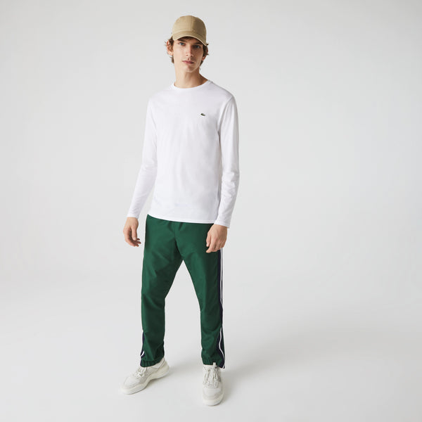 Lacoste Crew Neck Pima Cotton Jersey L/S T-shirt - White