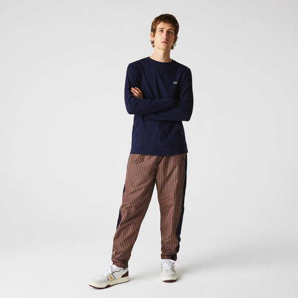 Lacoste Crew Neck Pima Cotton Jersey L/S T-shirt - Navy