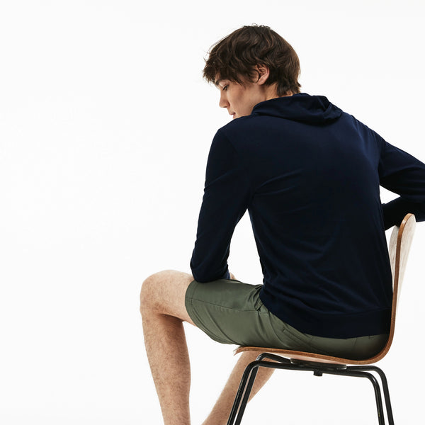 Lacoste Regular Fit Hooded Jersey T-shirt - Navy