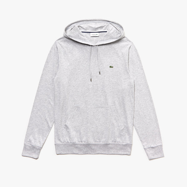 Lacoste Regular Fit Hooded Jersey T-shirt - Light Grey