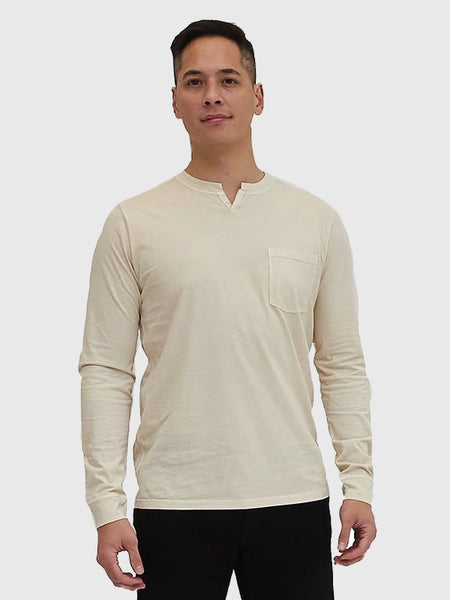 Good Man Brand Premium Cotton Jersey LS Victory V-Notch - Oatmeal