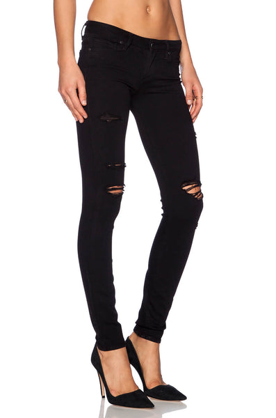 Paige Verdugo Skinny in Black Shadow Destructed