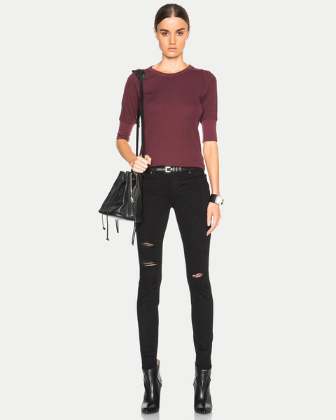 Paige Verdugo Skinny in Black Shadow Destructed