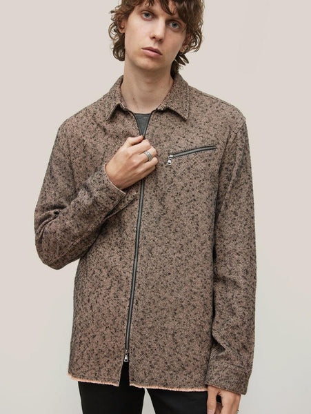 John Varvatos ROBBINS LS Shirt - Powder