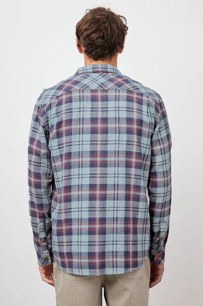 Rails Men's Wyatt L/S - Kaleidoscope Sage