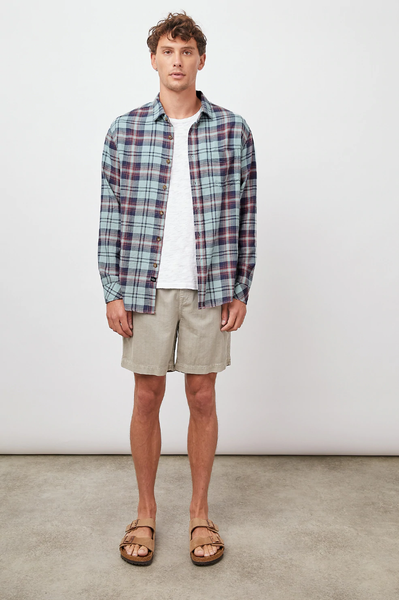 Rails Men's Wyatt L/S - Kaleidoscope Sage