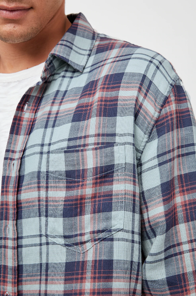Rails Men's Wyatt L/S - Kaleidoscope Sage