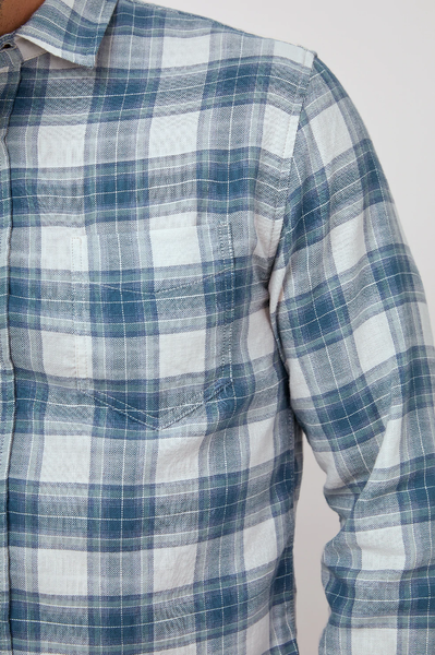 Rails Men's Wyatt L/S Shirt - Royal Teal Violet