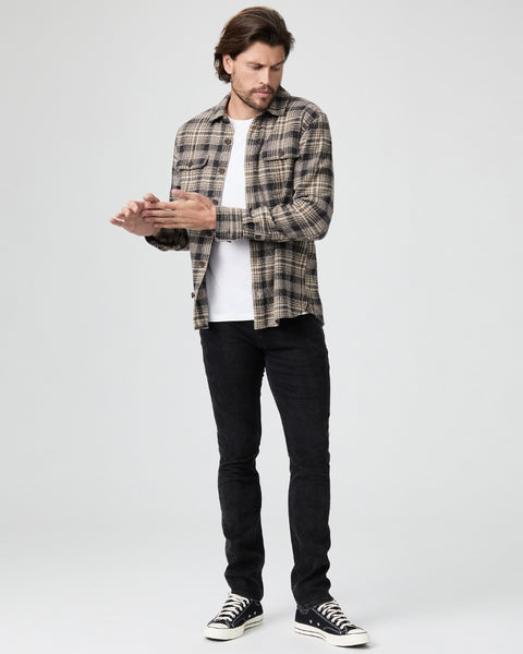 PAIGE Wilbur Overshirt - Dark Hillside