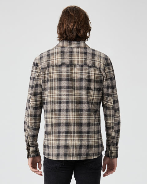 PAIGE Wilbur Overshirt - Dark Hillside