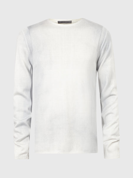 John Varvatos Hays Crew Neck Sweater - Reflection Grey