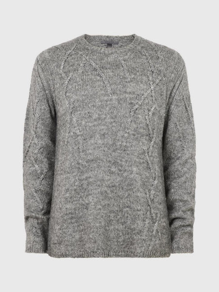John Varvatos NOLANS Crewneck Sweater - Moon Shadow