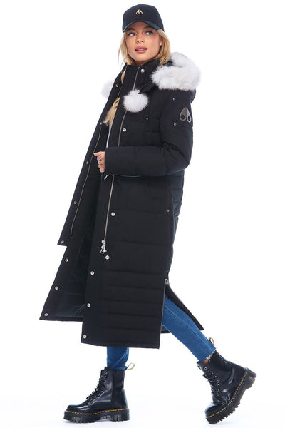 Moose Knuckles Women's Saskatchewan Parka - Black w/Nat Fox