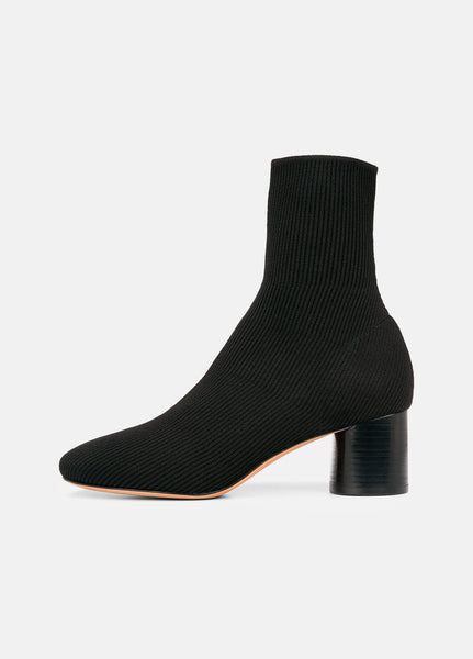 Vince Tasha Knit Ankle Boot - Black