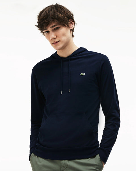 Lacoste Regular Fit Hooded Jersey T-shirt - Navy