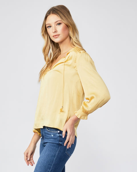 Paige Kaylynn blouse in Butter