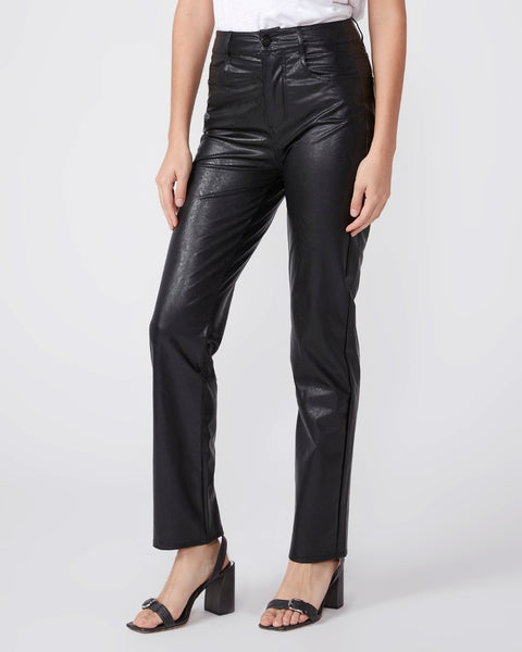 Paige Stella Straight faux leather in black