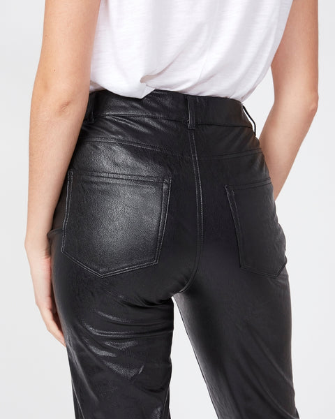Paige Stella Straight faux leather in black