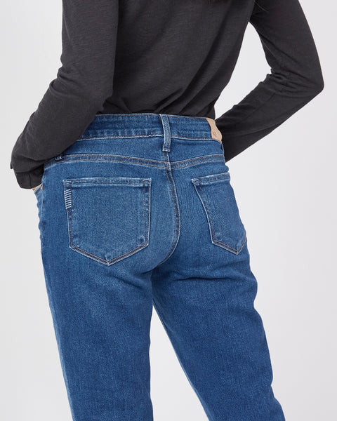 Paige Brigitte Midrise Slim Boyfriend Jean in Roam