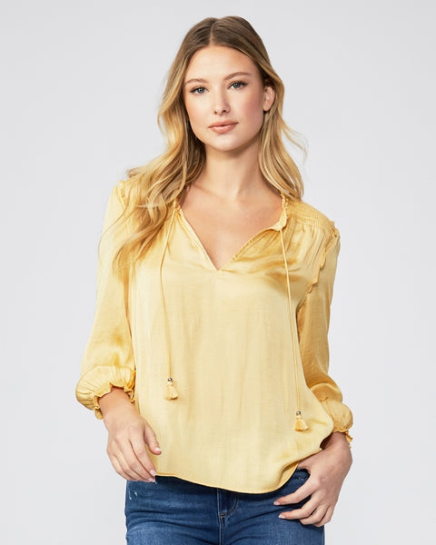 Paige Kaylynn blouse in Butter