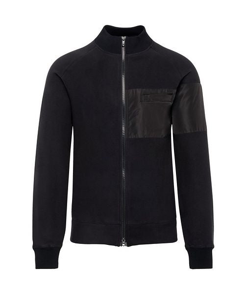Patrick Assaraf Raglan Sleeve Jacket  - Black