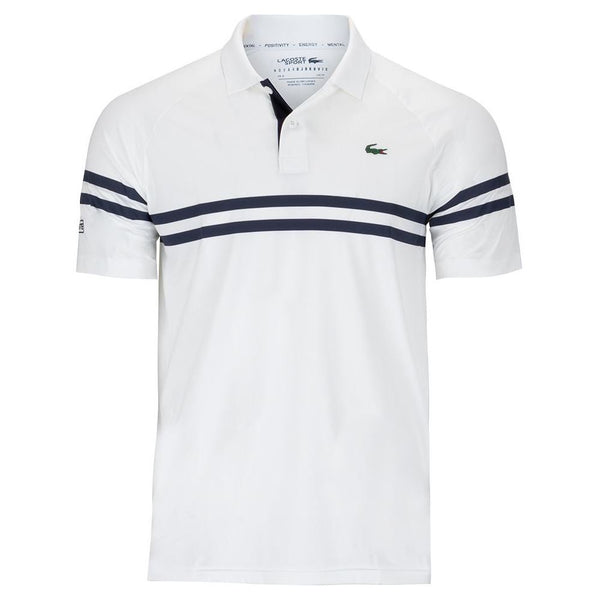 Lacoste Novak Djokovic Tech Jersey Polo - White