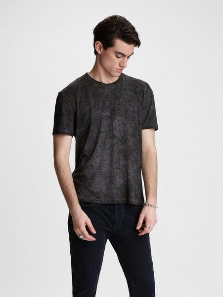 John Varvatos HILLSBORO SS CREW NECK - Nickel