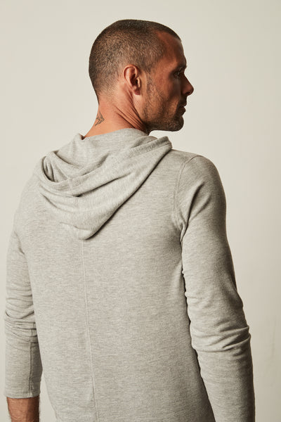 Velvet Men's Byrd02 Cozy Jersey Hoody - Medium Heather Grey