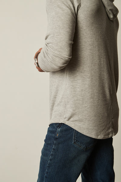 Velvet Men's Byrd02 Cozy Jersey Hoody - Medium Heather Grey